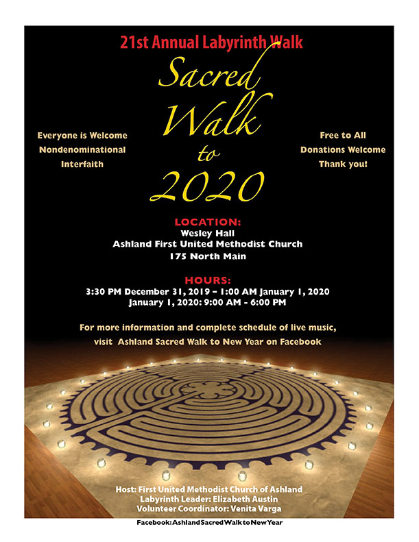 Sacred Walk to 2020 - Event News Release - Peace House