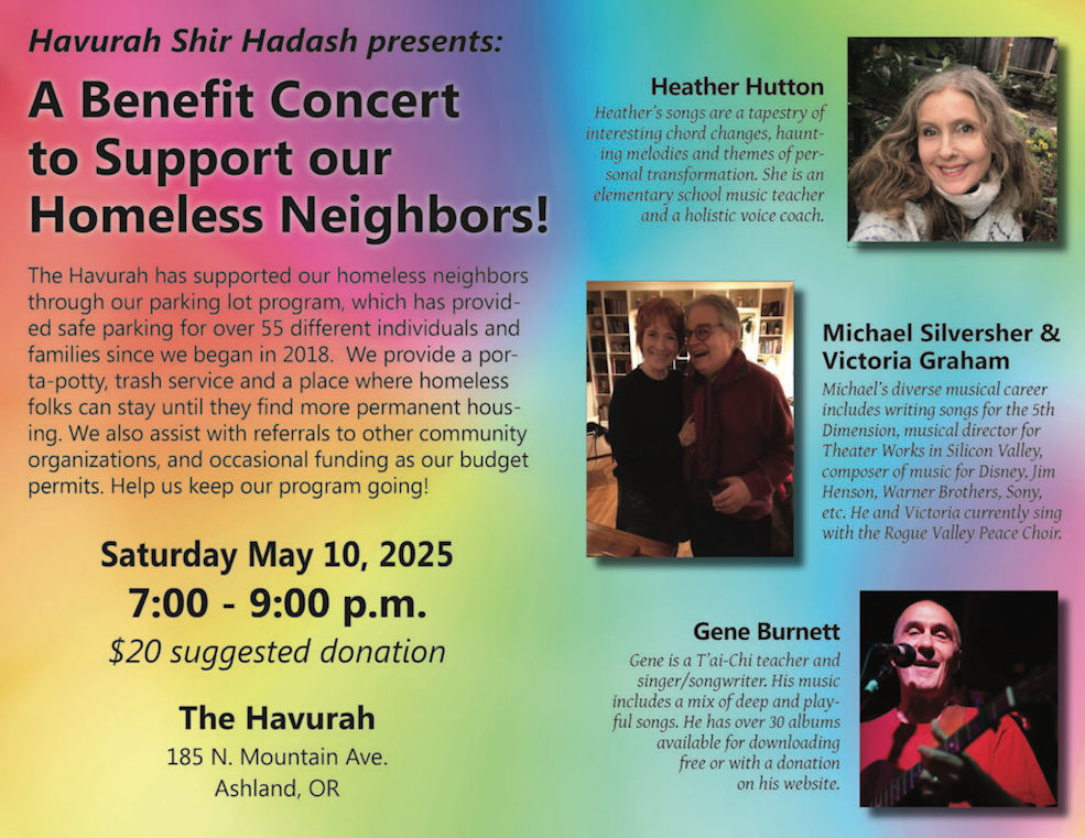 Benefit Concert - Support our Homeless Neighbors!